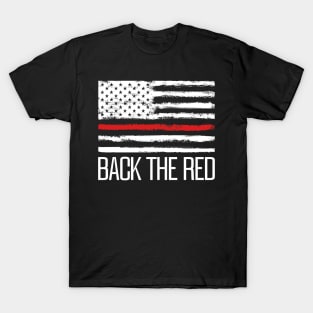 Thin Red Line - Fireman & Volunteer Firefighter T-Shirt